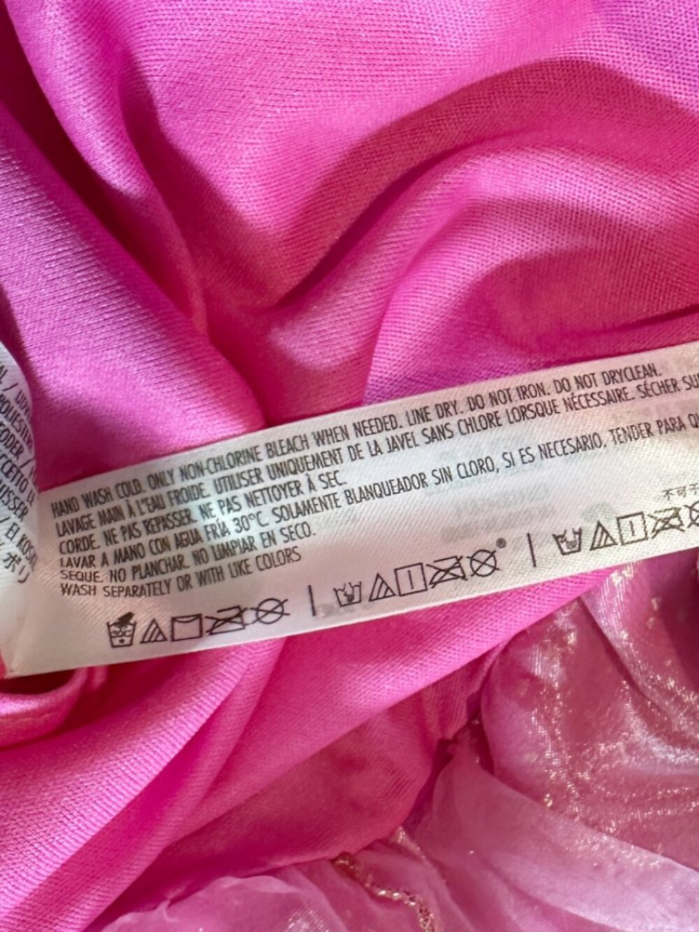 Disney Store Princess Aurora Sleeping Beauty Halloween Costume Dress Girl 9/10 - Picture 15 of 16
